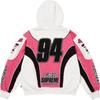 Supreme Fox Racing Zip Up Hooded Sweatshirt White