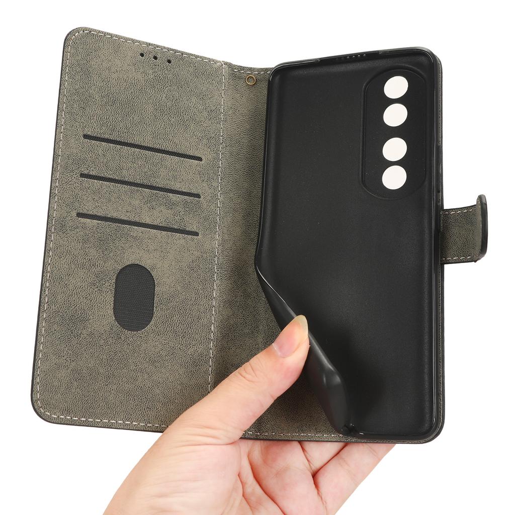 For Honor 90 Anti-Scratch RFID Blocking Wallet Cover PU Leather Stand Phone Case
