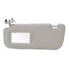 Sun Visor Fabric Grey Sun Shielding Visor Mirror with Makeup Mirror Replacement for Toyota Corolla 2007 To 2013 Left