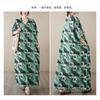 V-neck Thin Plus Size Loose Vintage Cover-up Long Dress