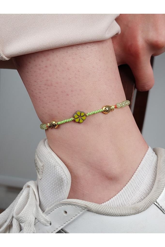 Den svatého Valentýna dárek k narozeninám Ručně vyráběné etnické Autentické hippie bohémské módní šperky na kotníky