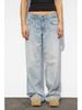 European & American Washed High Waist Wide Leg Jeans