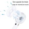 USB Low Noise Small Fan Outdoor Portable Handheld Fan Intelligent Digital Display 100 Speed Infinitely Adjustable Fan