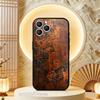 Retro Industrial Style Rusty Walls Case For iPhone  17,16,15,14,13,12,11,Pro,Max,Plus,E,Air,Mini Black Shockproof Funda Cover