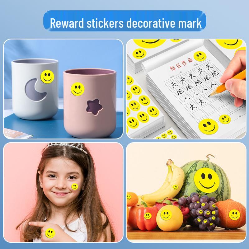Jerry's Smiley Face Stickers for Teachers: Fun Motivation Rewards for Kids and Preschool Activities.
