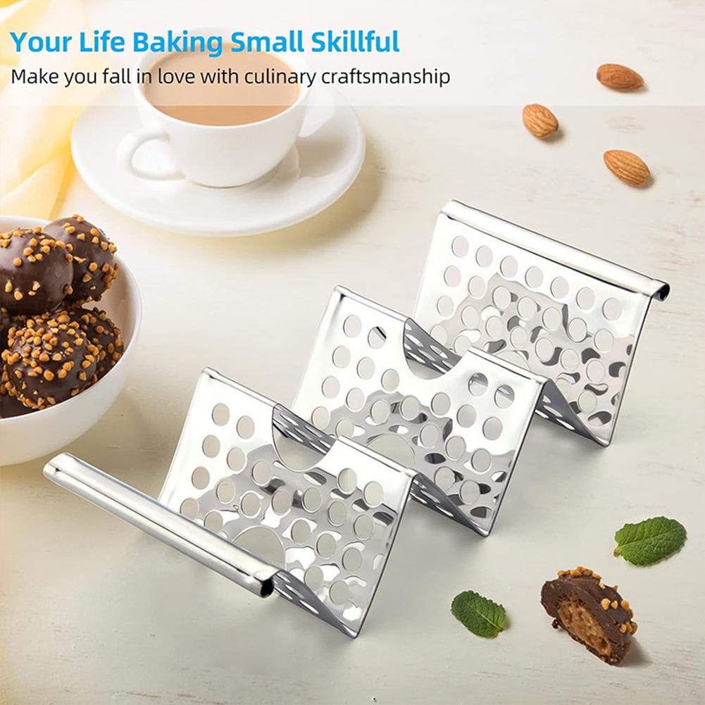 Tortilla Rack Microwave Oven Stainless Steel Taco Holders