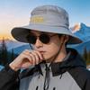 Outdoor shading and sun protection fisherman's hat men's summer large brim UV protection mountain hiking fishing hat