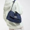 Vintage Denim Bag Women's Chain Shoulder Bag Large Capacity Commuter Tote Bag