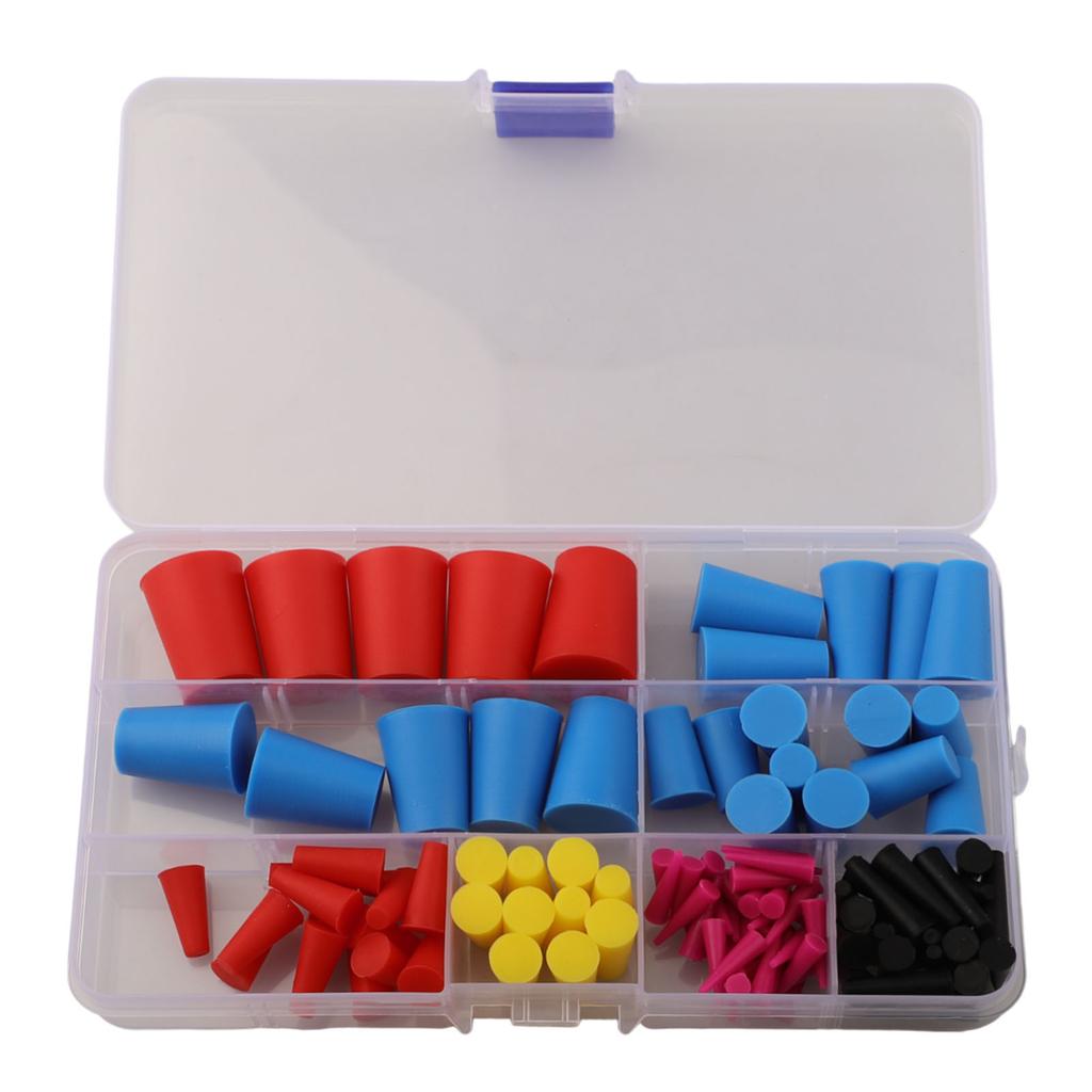 Black Rubber Stoppers Easy To Clean Flexible And Elastic High-Temperature Resistance Multiple Colors Available