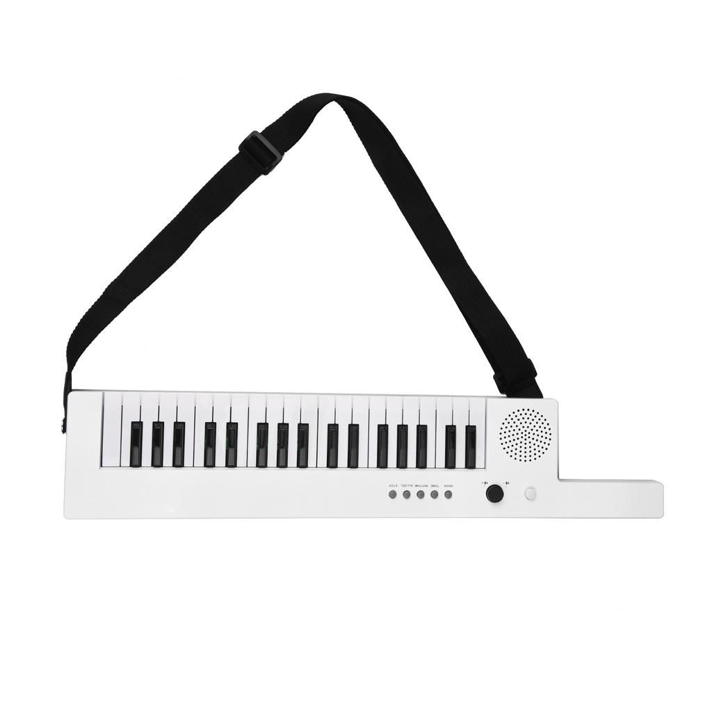 Guitar Electronic Piano with Mini Keyboard 37 Key Electronic Keyboard Piano Rechargeable Children  S Piano