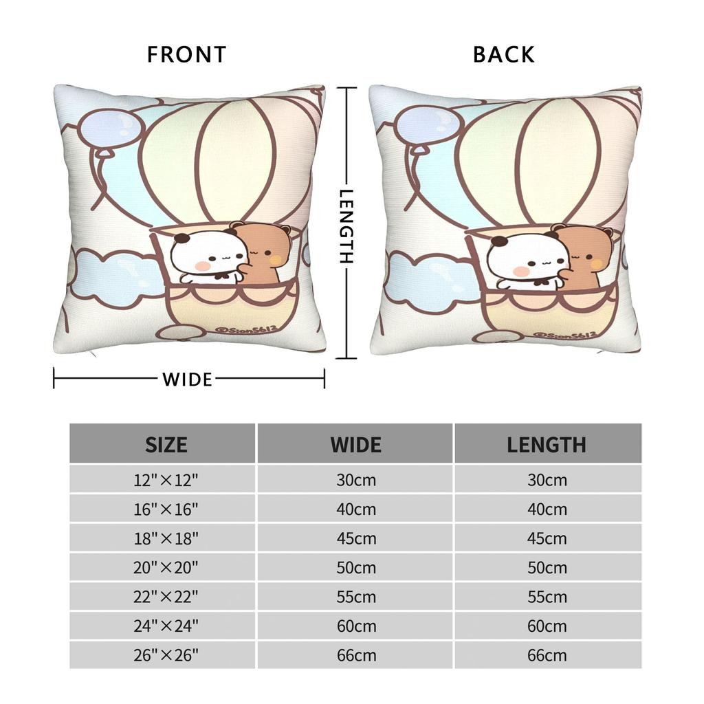 Bubu Dudu Balloon Pillowcases  Cute Funny Pillow Case For Sofa Car Home Decor Soft Pillow Cover
