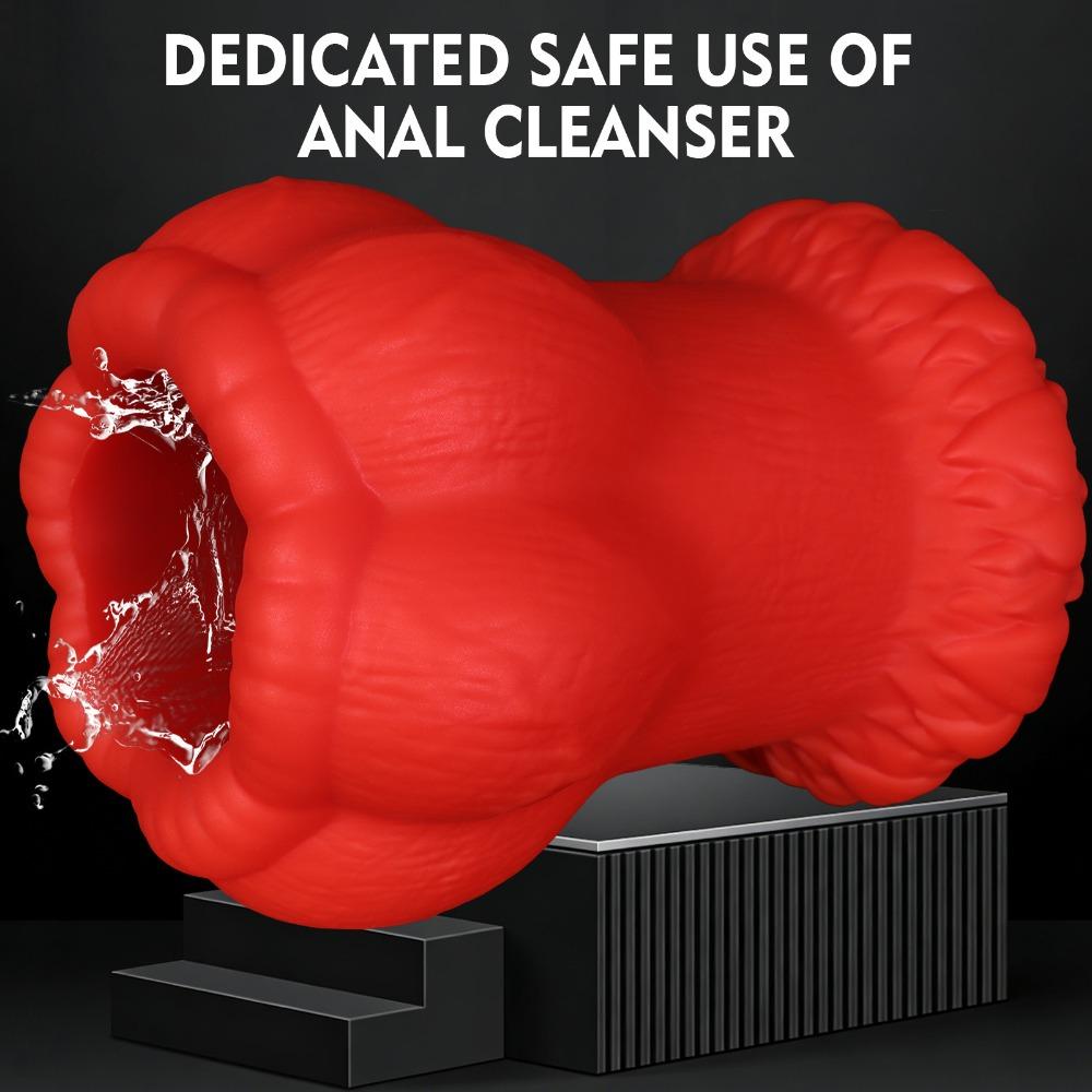Transparent Hollow Butt Plug, Extra Large Silicone Anal Tunnel, Couples Sex Toys for Beginners to Advanced
