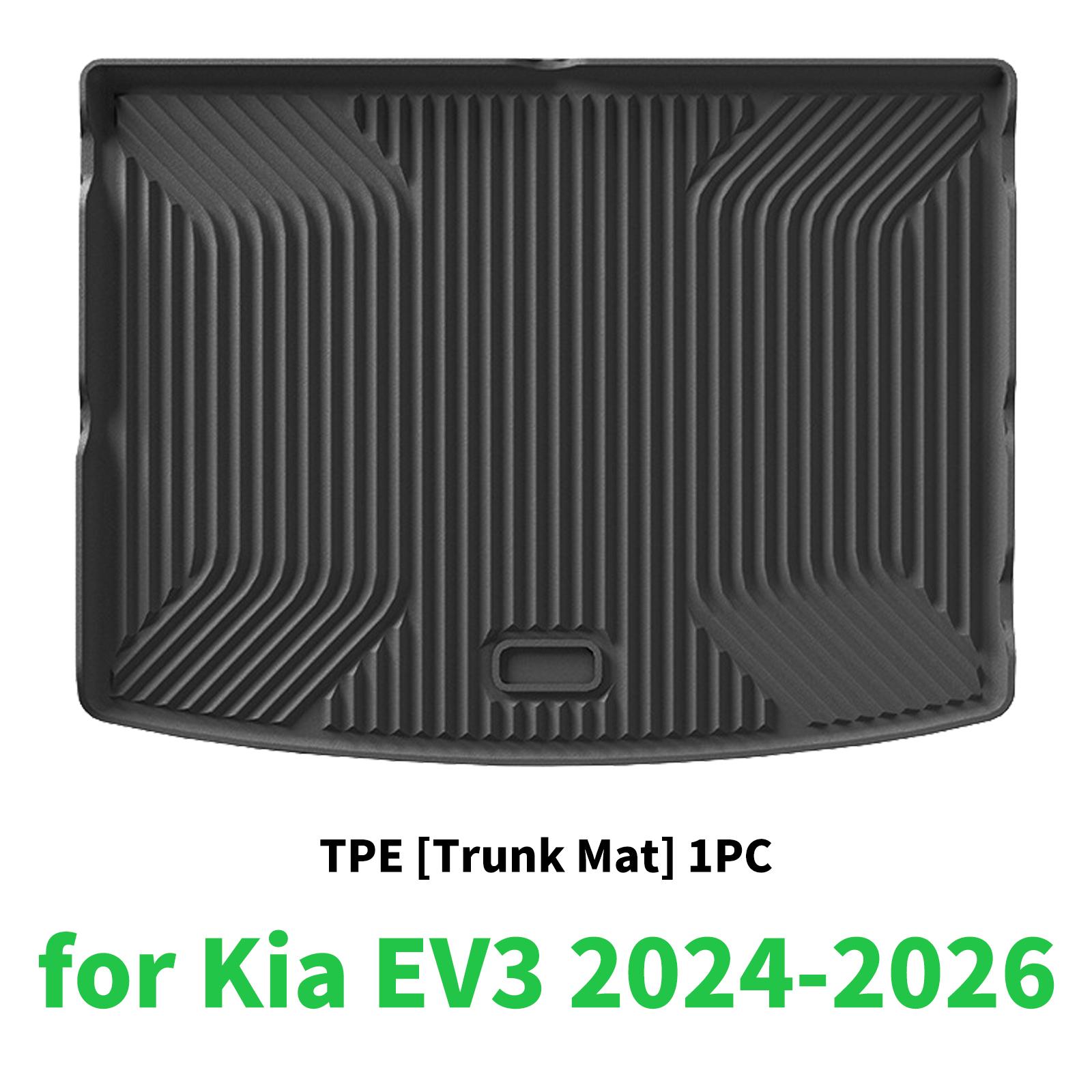 

для Kia EV3 2025 2025 2026 GT Line Индивидуальные ТПЭ Коврики в Салон Полный Комплект Экологичные Водонепроницаемые Всепогодные Вкладыши в Салон Аксессуары For Left Hand Drive