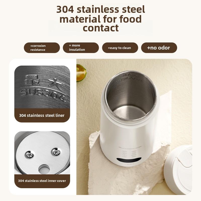 Portable Electric Travel Cup Small Heating for Office and Traveling Keep Water Hot Anytime Anywhere