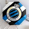 1 PC Automatic Folding Umbrella - Club Brugge KV Custom Name Pattern, Portable & Foldable Design with 8 Ribs, Christmas Birthday Gifts