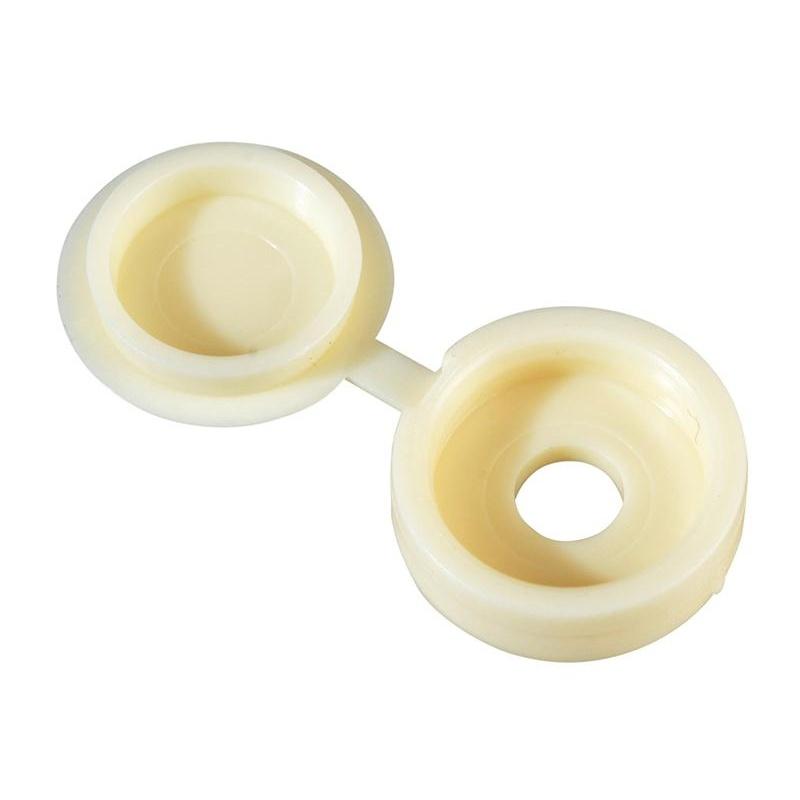 Forgefix Hinged Cover Cap Cream No. 6-8 Forgepack 20