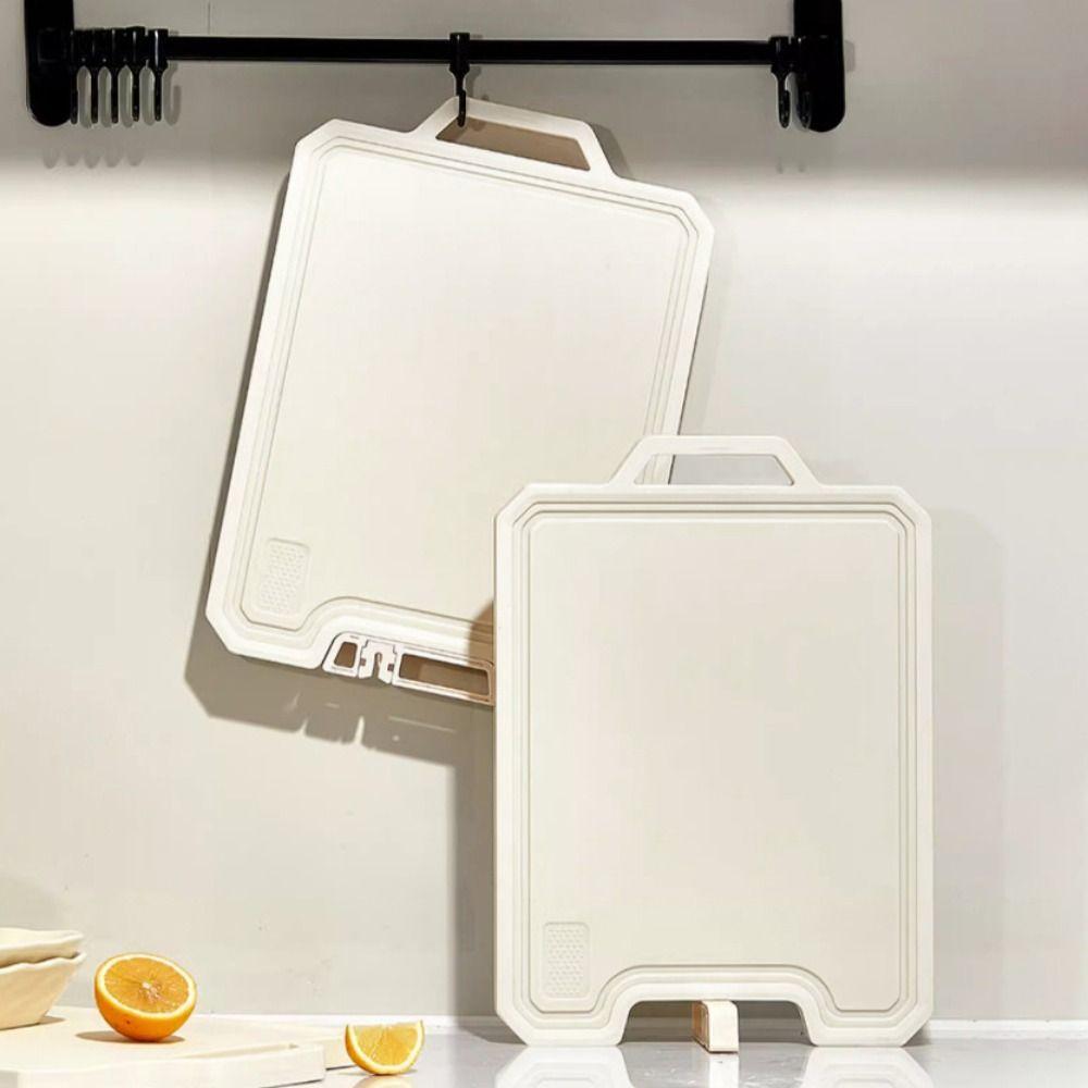 with Grinding Area Chopping Board Non Stick Chopping Block Double-sided Cutting Board  Vegetables