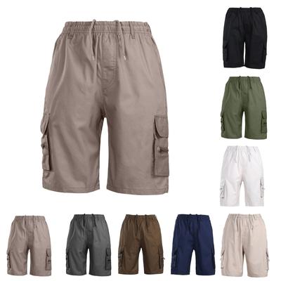Summer New Men's Casual Work Wear Multi Pocket Casual Pants Sports Work Pants