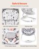 Baby Swing for Infants 3 Speeds 3 Seat Positions Remote Control Bluetooth