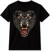 Wolf Head T Shirt Fierce Wild Animal Predator Gothic Graphic Tee Unisexs Unisexs