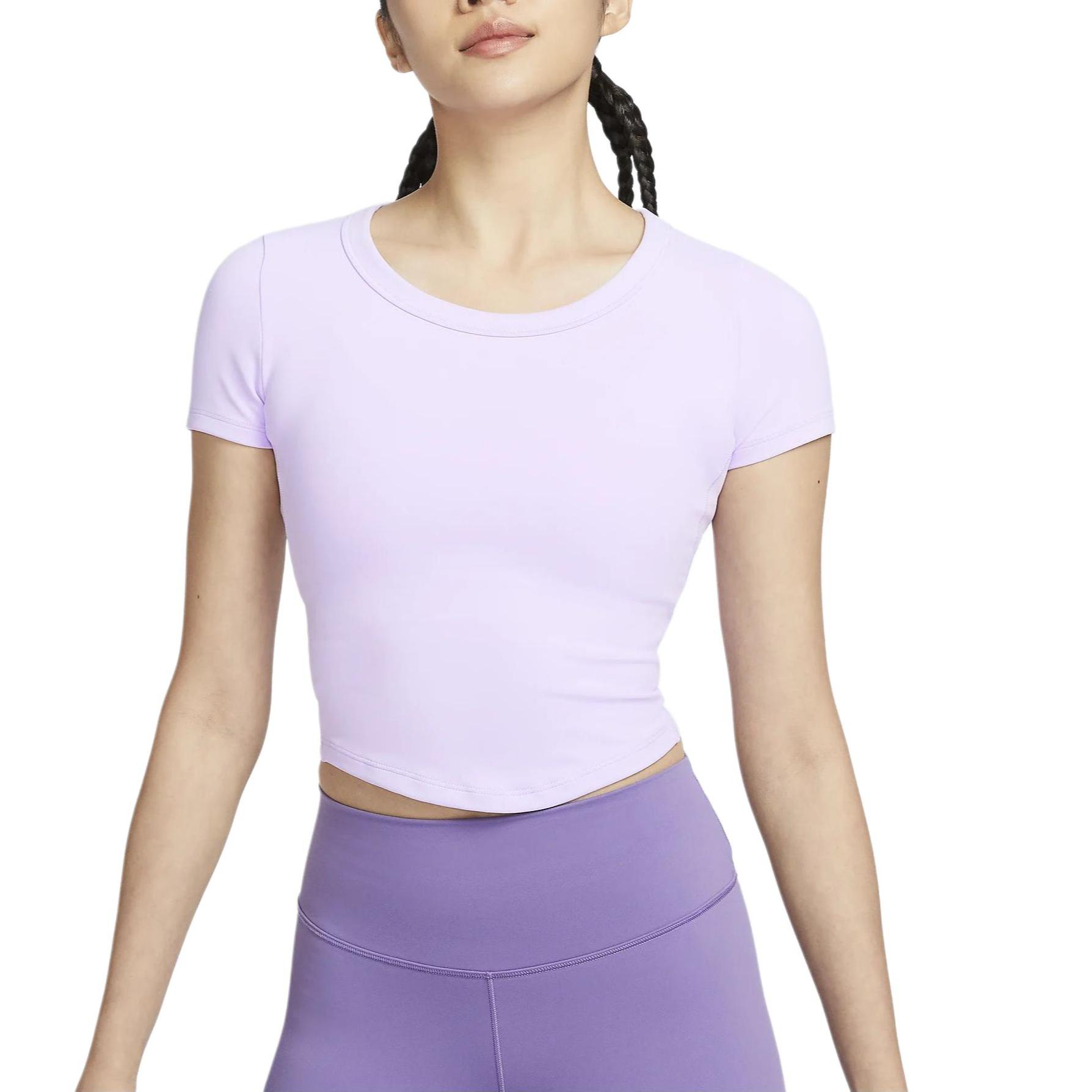 

New Nike Regular T Shirt Women s Light Purple FN2805-512 M