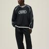 Kith Dayton 2025 Spring Collection Fashion Versatile Letter Pullover Long Sleeve Sweatshirt Men Sweatshirt Black KHM033142-001