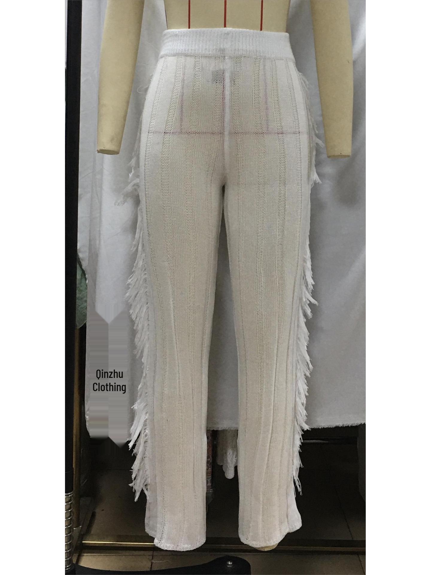 

Европейские и американские женские повседневные брюки для защиты от солнца на пляже Large белый