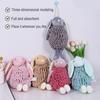 Chenille Hand Towel Soft Velvet Absorbent Towel Bathroom Three-dimensional Bunny Shape Quick Drying Hand Towel
