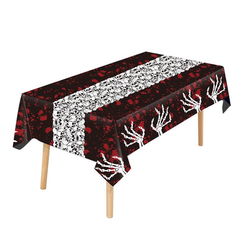 Halloween & Christmas Theme PEVA Tablecloth - Disposable Party Decor