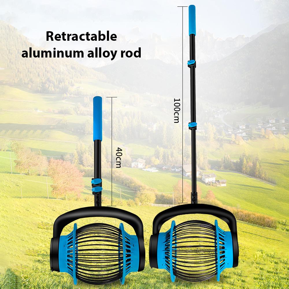 Nut Gatherer Portable Pine Cone Picker Upper Quick Picker Retractable Grip Fruit Ball Nut Collector