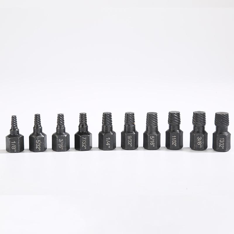 Imperial 10-PC Spiral Bolt Extractor & Removal Tool Set
