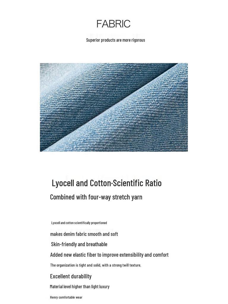 Fengxun Women's High-Waist Four-Way Stretch Flare Jeans