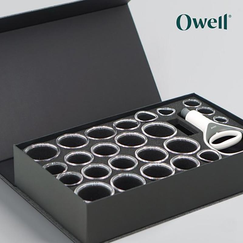 Owell Premium Cupping Therapy Set – 12 Cups with Hose and Hand Pump, Korean