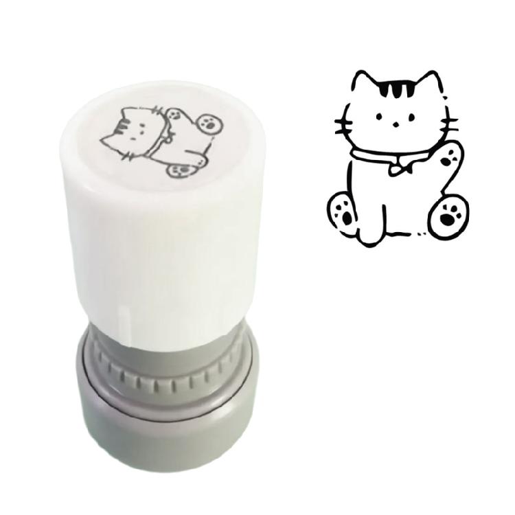 Kitten Stamper for Card Making Journal Scrapbooking Photo Album Children Motivational Stamper for Classroom Rewarding