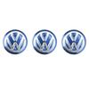 3PCS Car Metal Emblem Stickers Auto Remote Key Logo For  Volkswagen VW GTI Rline Passat Golf Polo Touareg Jetta Tiguan 14mm