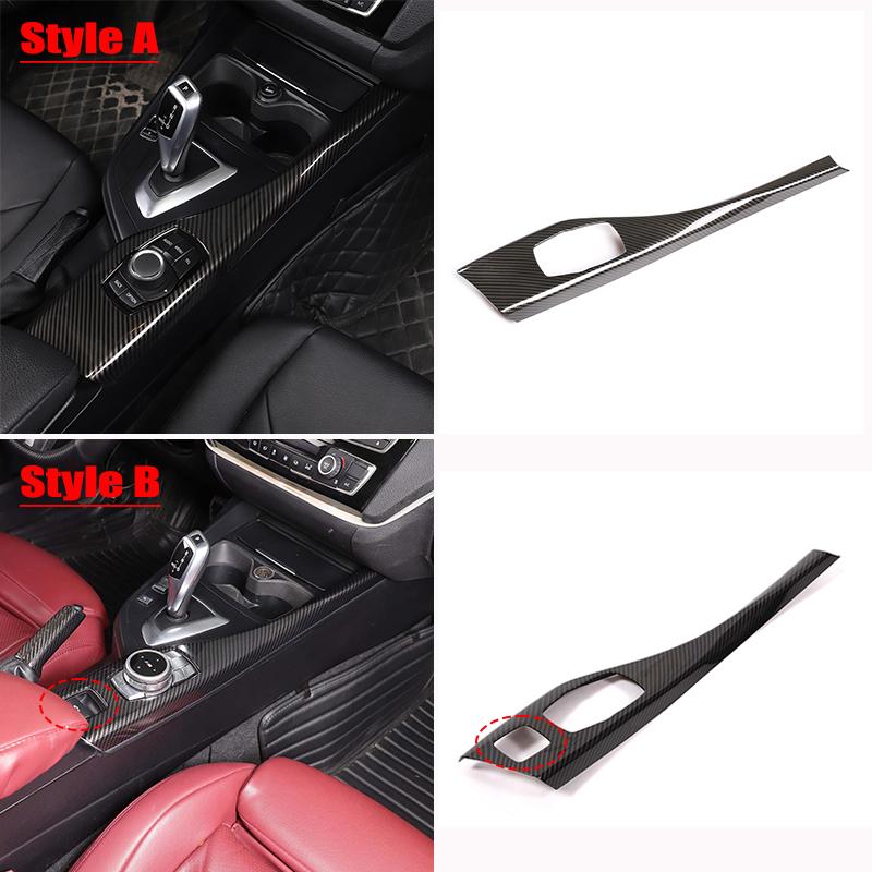 For BMW 1 2 Series F20 F21 F22 F23 116I 118I 2012-2019 ABS Carbon Fiber Multimedia Button Panel Cover Sticker Car Accessories SFGHN1