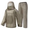Mesh Insect Protection Suit with Hood and Full Coverage for Outdoor Hiking Camping Fishing Lightweight Breathable Insect Shield Outfit