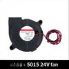 Fan Centrifugal DC Cooling Turbo Fan  Printer Blower Fan 5015 24V 0.41A Double Bearing Blower