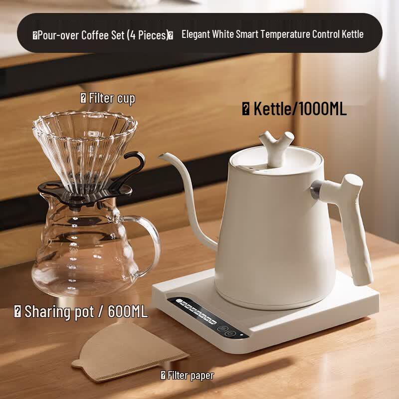 Qywell Japanese Style Pour-over Coffee & Tea Kettle