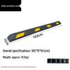 Rubber & Plastic Wheel Chock: Anti-Collision Parking Stopper for Garage and Reversing.