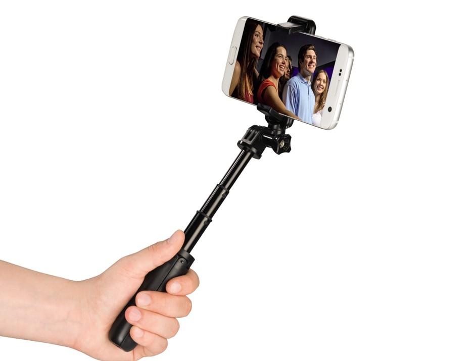 Pocket smartphone mini tripod 20 cm black