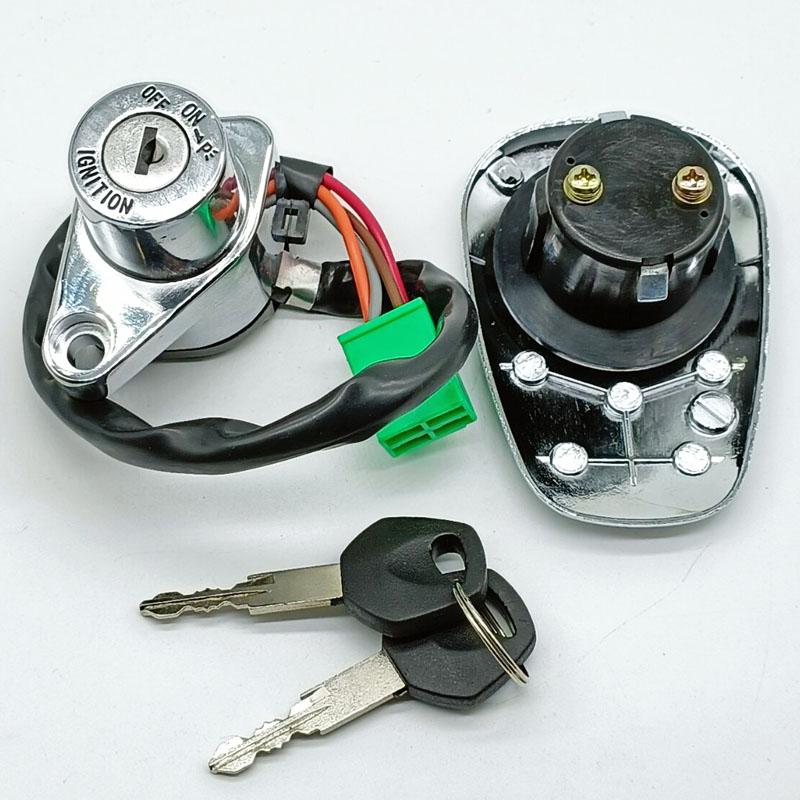 Ignition Switch Fuel Gas Cap Key for Suzuki VS400 Intruder 400 1996 VS600 Intruder 600 1995-1997 VS700 Intruder 700 1986-1987