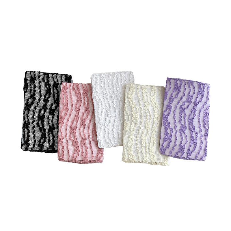 Damen Sommer Dünn Vertikal Ballett Stil Spitze Röhren Stapel Socken