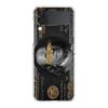 Phone Cover For Samsung Galaxy Z Flip 6 5 4 Case Transparent For Samsung Z Flip 3 Hard PC Foldable Shell USD Dollar Cash Luxury