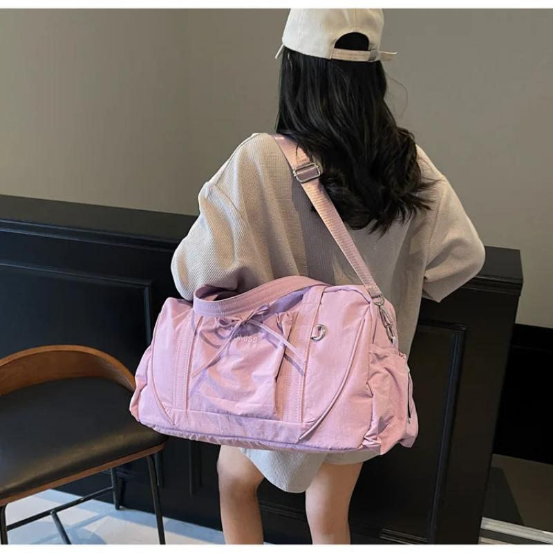 Neue Reisetasche Großes Fassungsvermögen Schulter Tragbar Gepäcktasche Reiseaufbewahrungstasche Bordtaschen Sport-Fitness-Taschen für Damen