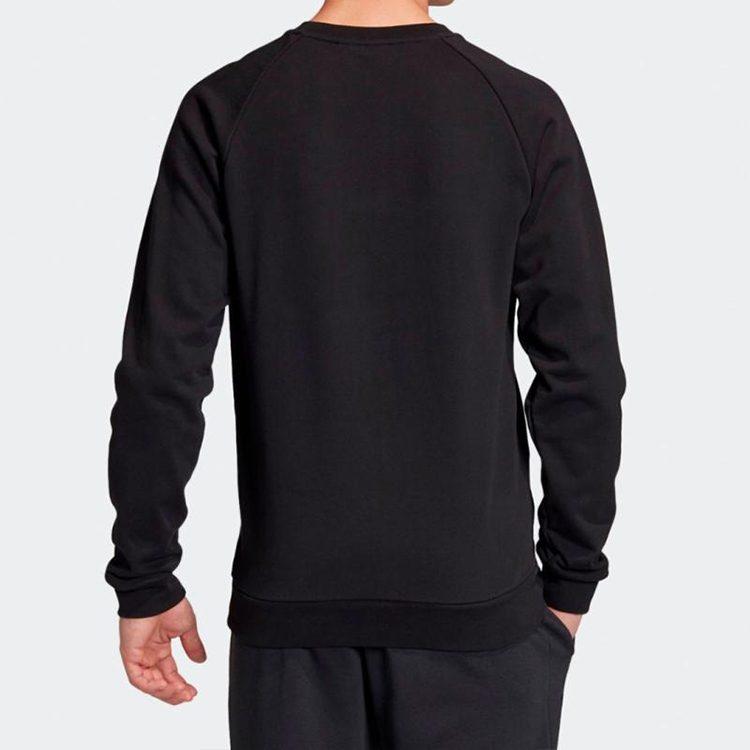 adidas Sweatshirts Men's Black Crew Neck Moderate Regular FU3661