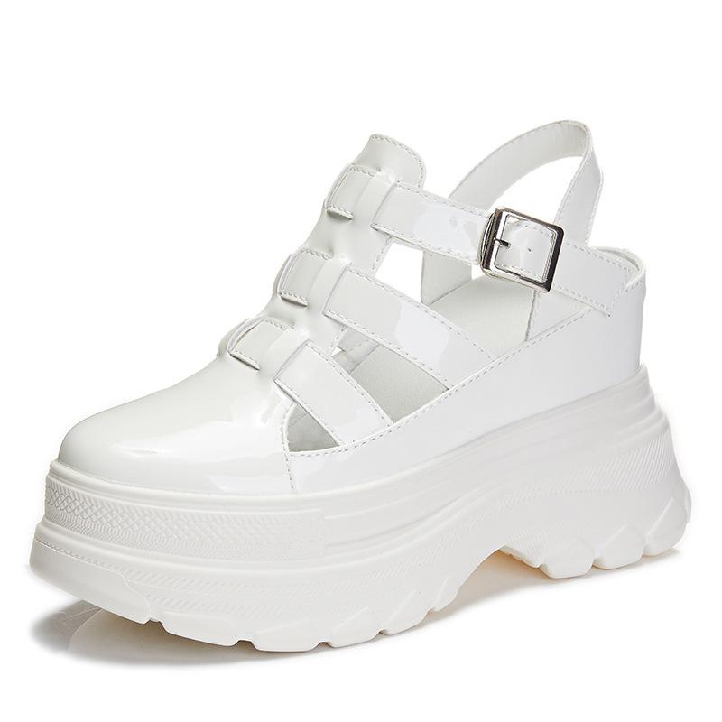 Inner height increase new spring and autumn dad shoes thick sole hollow ins sports and leisure shoes A