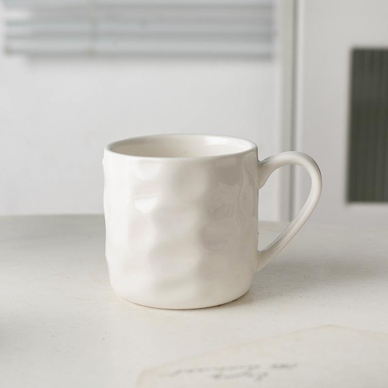 Кружка из черной керамики в скандинавском стиле, домашняя кофейная кружка, подарок, высокое чувство высокой ценности 301-400ml