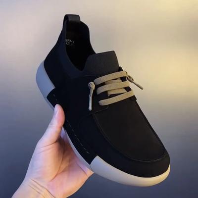 Scarpe da Uomo Moda Outdoor Gioventù Tendenza Maschili Calzature per Skateboard Autunno Inverno Scarpe Basse Casual Leggere Comode Personalità