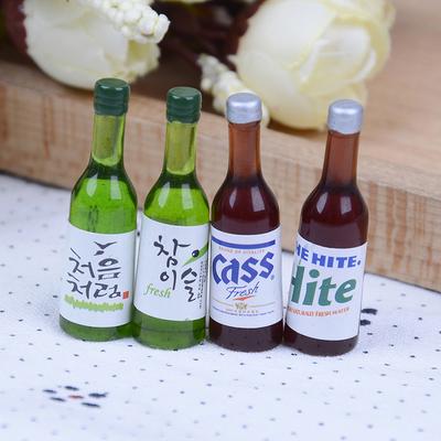 4Pcs/Set Simulation Diy Jewelry Material Resin Bottle Accessories